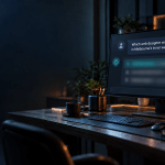 A computer screen showing an AI assistant asked which web designer it would recommend in Melbourne's inner west